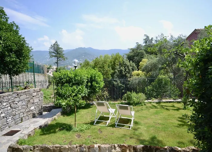 Appartement Casa Riva - Giardino E Posto Auto Privato A Pochi Minuti Dalle Spiagge - 4 Posti Letto Rapallo